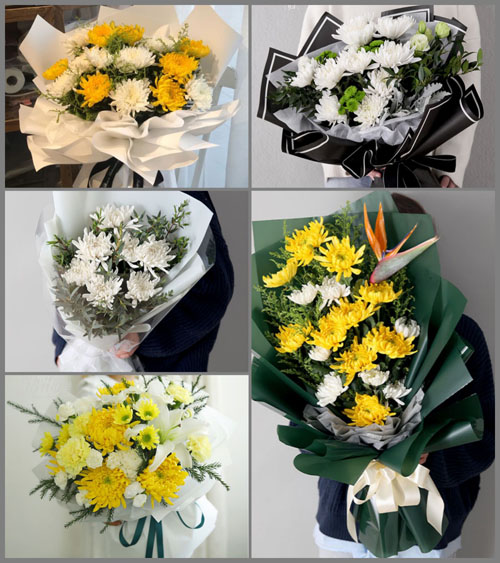 安徽宿州市砀山县周寨镇郭程庄村白事花束代送